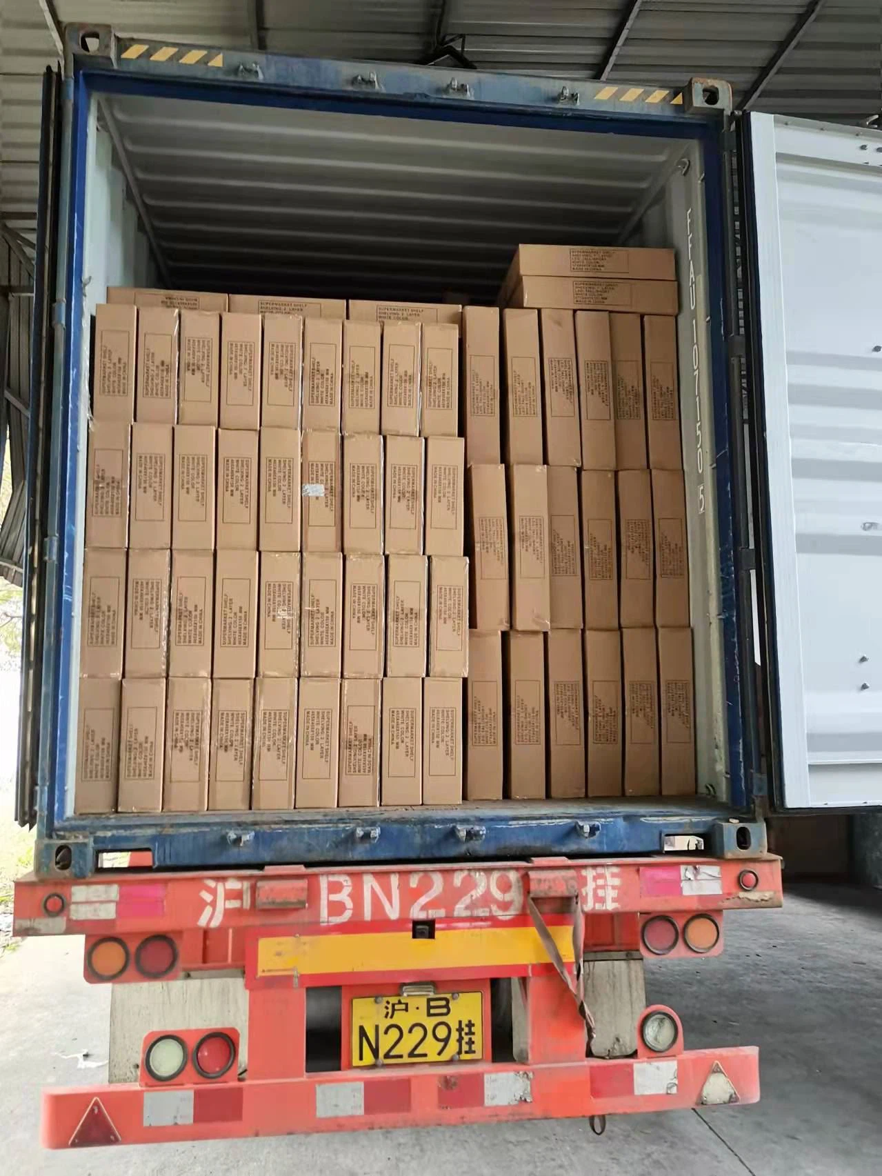 New Shipment Of Supermarket Shelf To Our Indonesia Customer